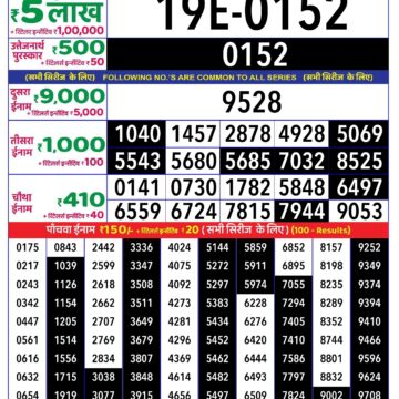 rajshree lottery result 1pm