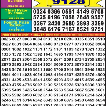 dear 10 lottery result 1:30pm 12.8.24