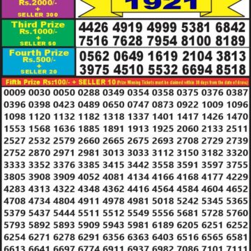 dear 10 weekly lottery result 1:30pm