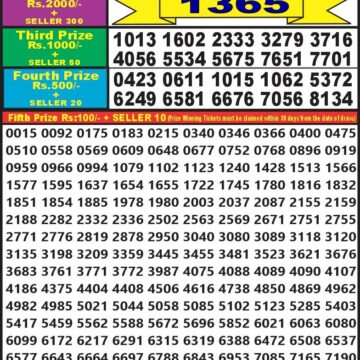 dear 10 weekly lottery result 1:30pm