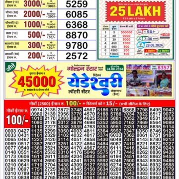 golden king weekly lottery result 4:30pm