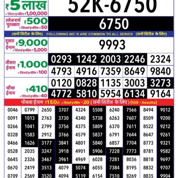 rajshree lottery result 4pm