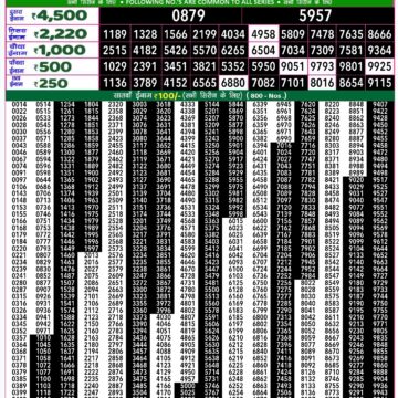 rajshree 50 lottery result 7:30pm