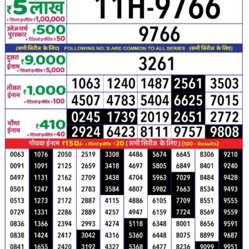 rajshree lottery result 1pm