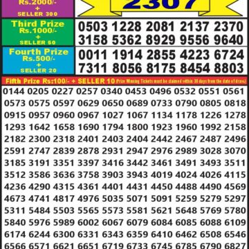 dear 10 weekly lottery result 1:30pm