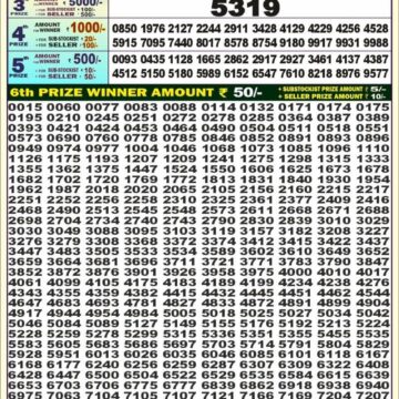 dear super weekly lottery result 7pm