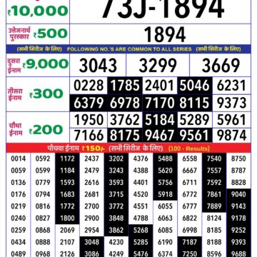 rajshree lottery result 8pm