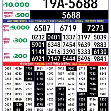 rajshree lottery result 1pm