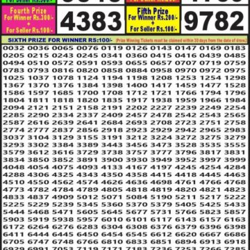 labh laxmi lottery result 4pm