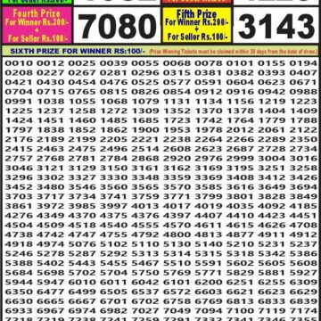 labh laxmi lottery result 4pm