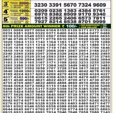 dear 50 weekly lottery result 4pm