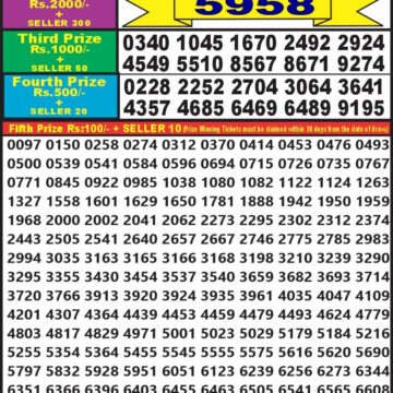 dear 10 weekly lottery result 1:30pm