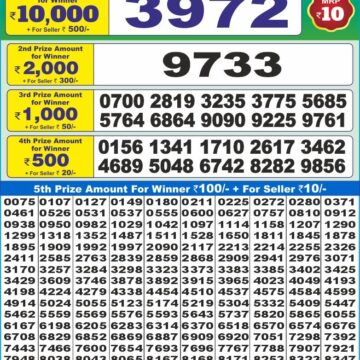 dear 10 weekly lottery result 1:30pm