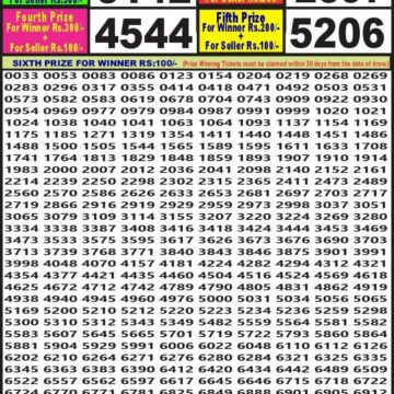 labh laxmi lottery result 4pm