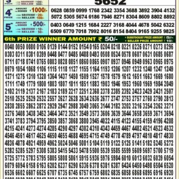 dear super weekly lottery result 7pm