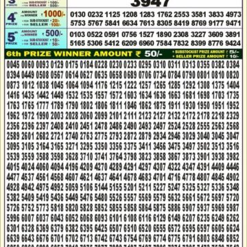 dear super weekly lottery result 7pm