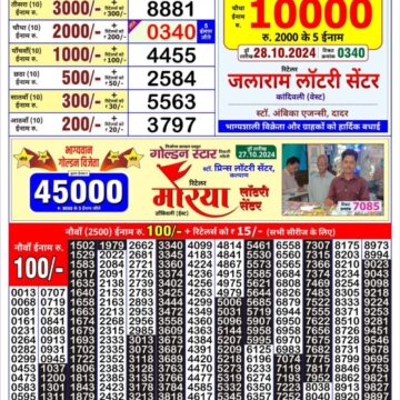 golden king weekly lottery result 4:30pm