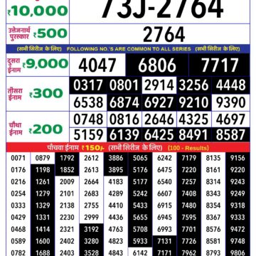 rajshree lottery result 8pm