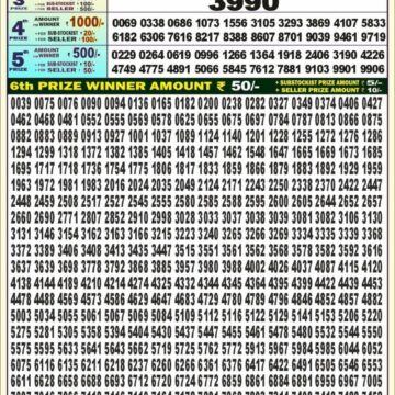 dear super weekly lottery result 7pm