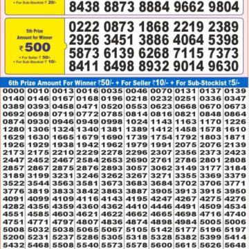 dear super lottery result 7pm