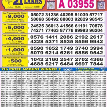 nagaland state lottery dear 50