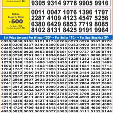 dear super lottery result