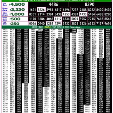 rajshree 50 lottery result