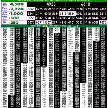 rajshree 50 lottery result 7:30pm