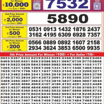 punjab state lottery result