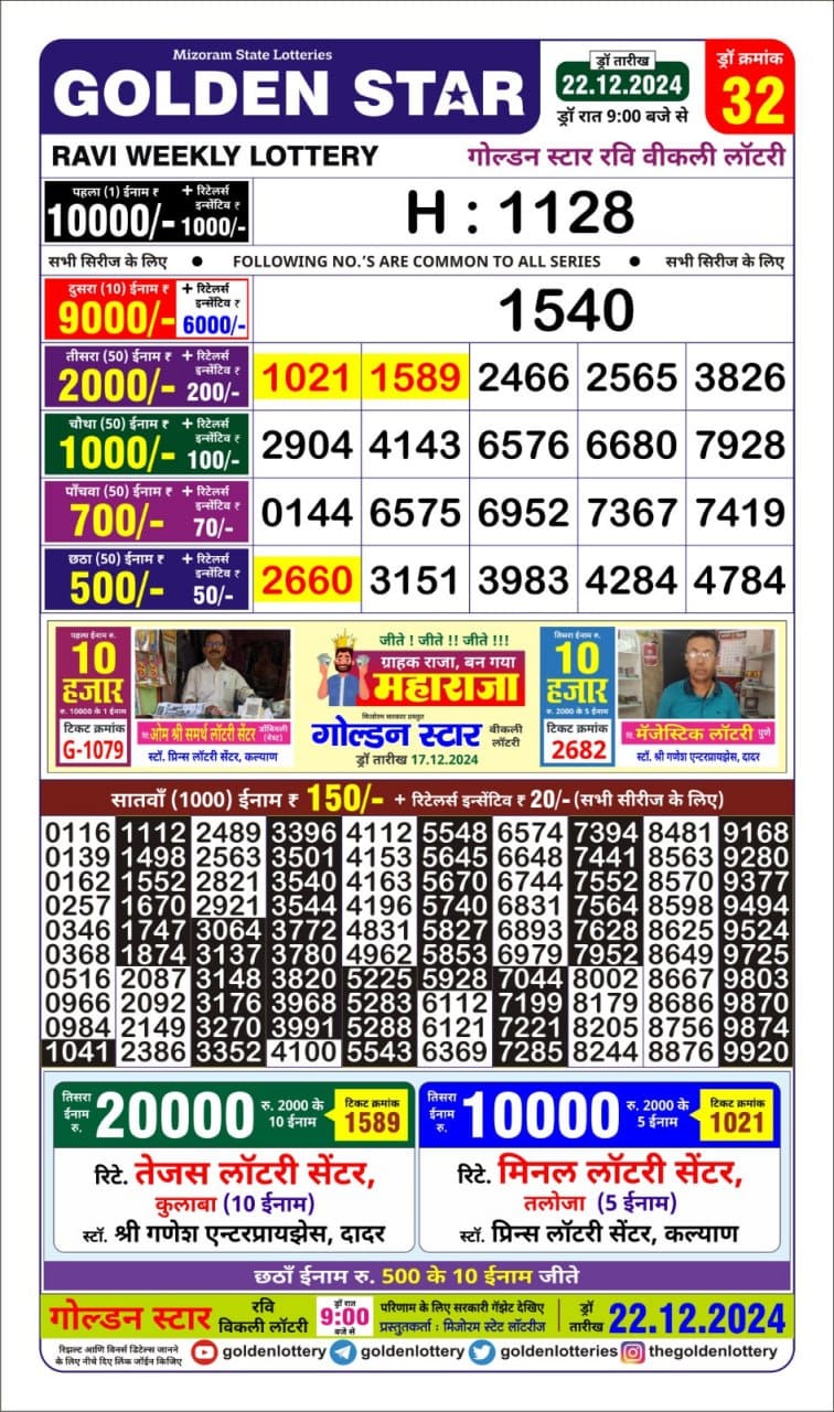 golden star lottery