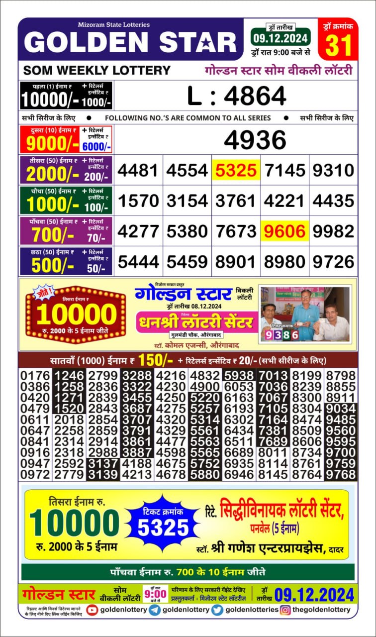 golden Star lottery