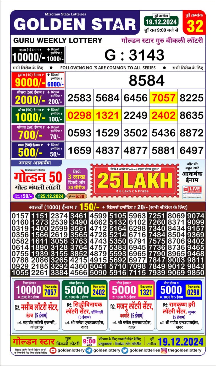 golden Star lottery