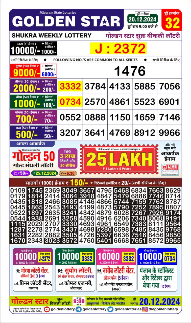 golden Star lottery