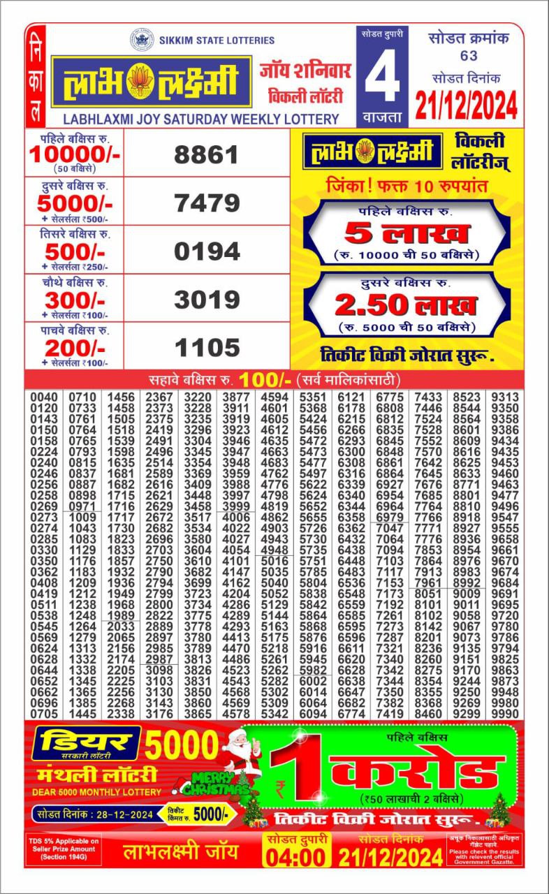 labh laxmi lottery