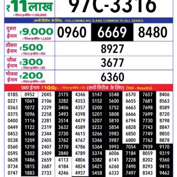 rajshree lottery 8pm